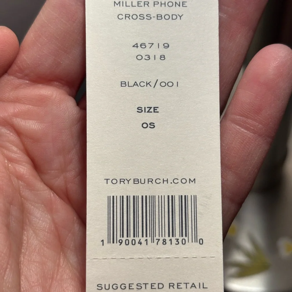 Tory Burch Miller Phone Crossbody, black - Picture 4 of 5